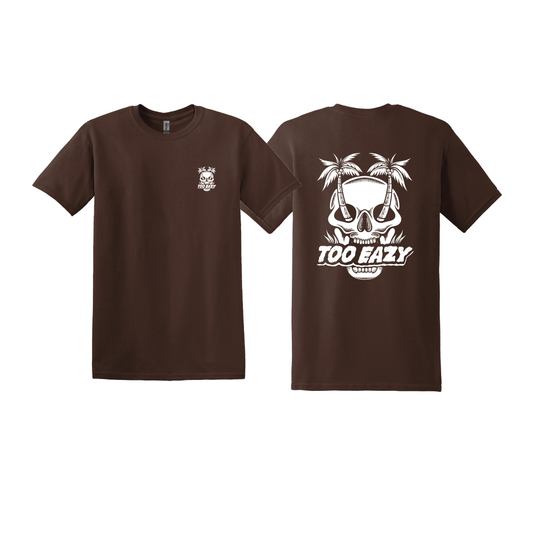 Brown Skull Tee